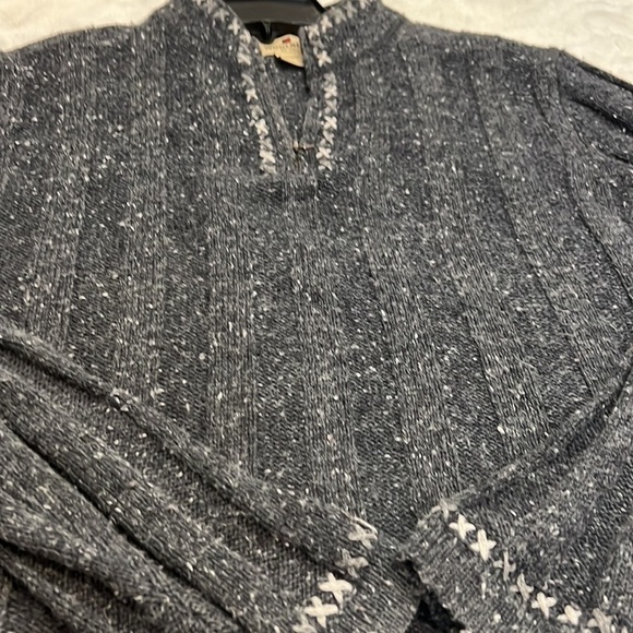 WOOLRICH “9506” sweater, 1/4 zip in onyx Heather color size L - Picture 4 of 11